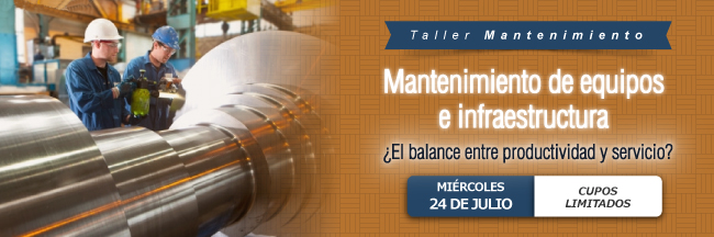 Mantenimiento de equipos e infraestructura