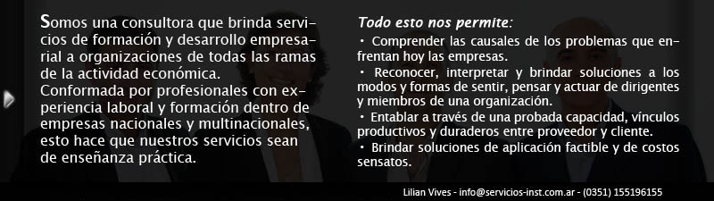 Servicios Institucionales
